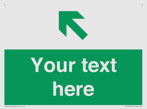 Custom Safe condition: Green Up left arrow